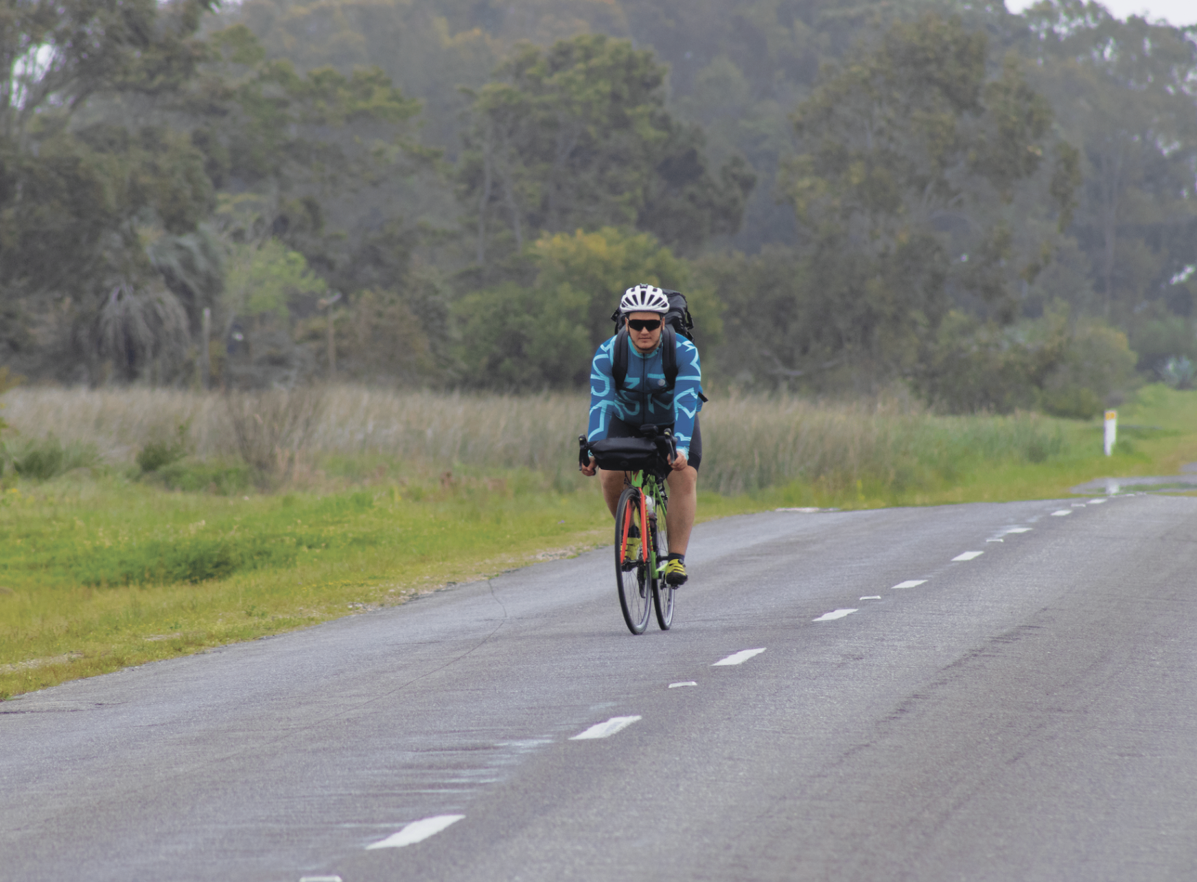 Felipe on the road